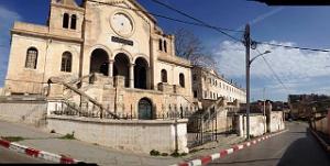 ORAN La rue Ponteba L'eglise Saint-Louis